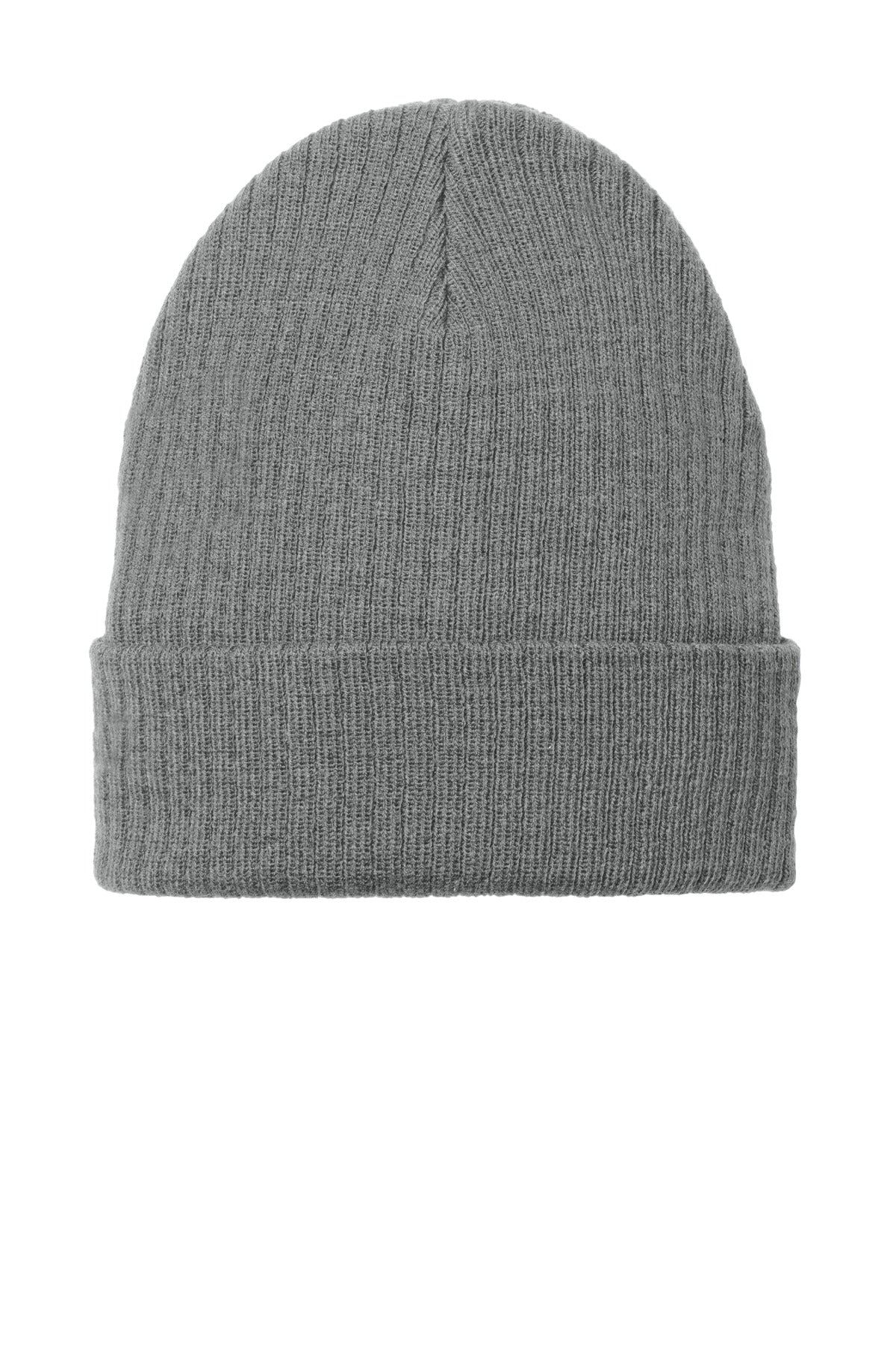 Port Authority C-FREE Recycled Beanie C880 - Smoke Grey - front
