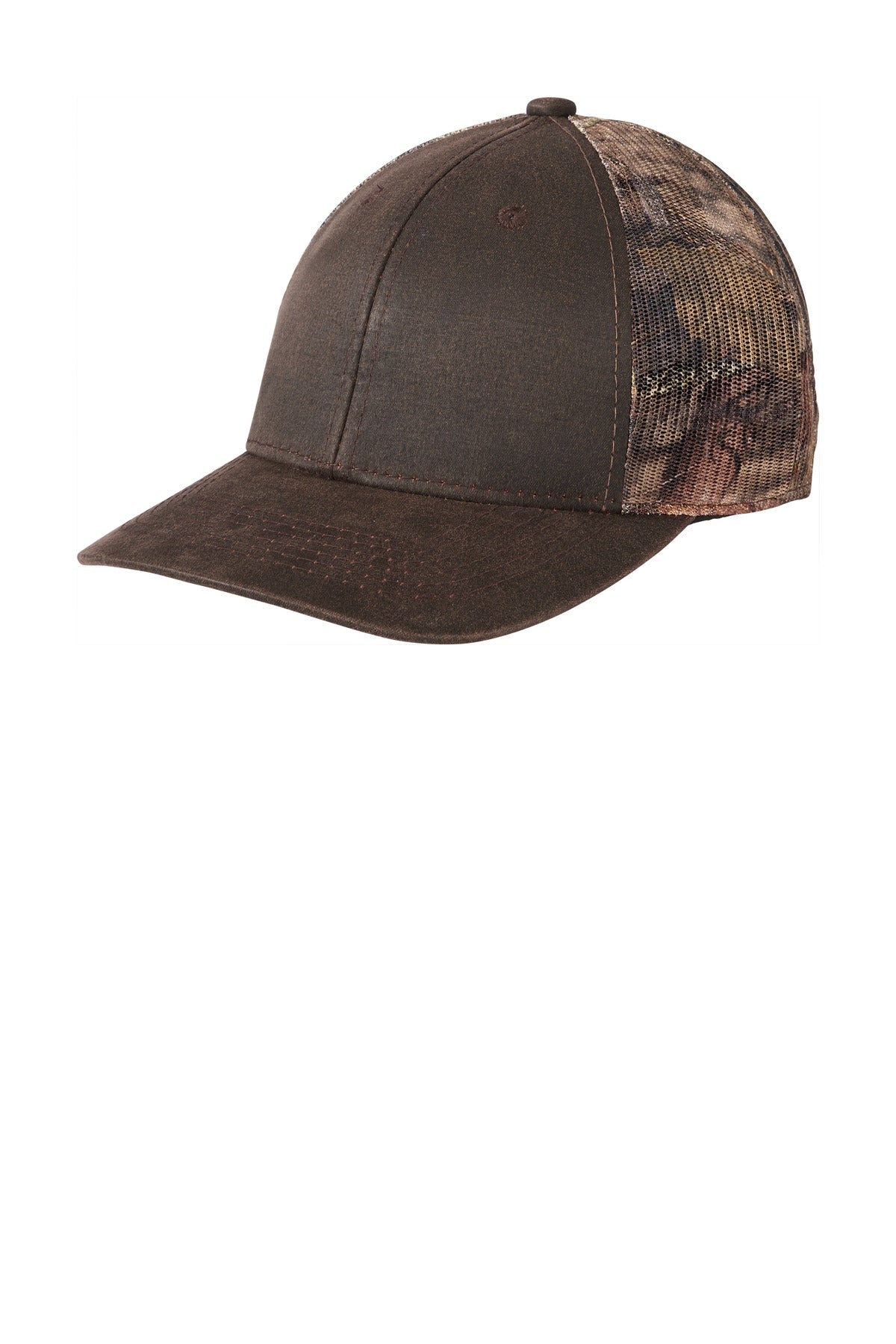 Port Authority Pigment Print Camouflage Mesh Back Cap C891 - Mossy Oak Break-up Country/ Brown - front