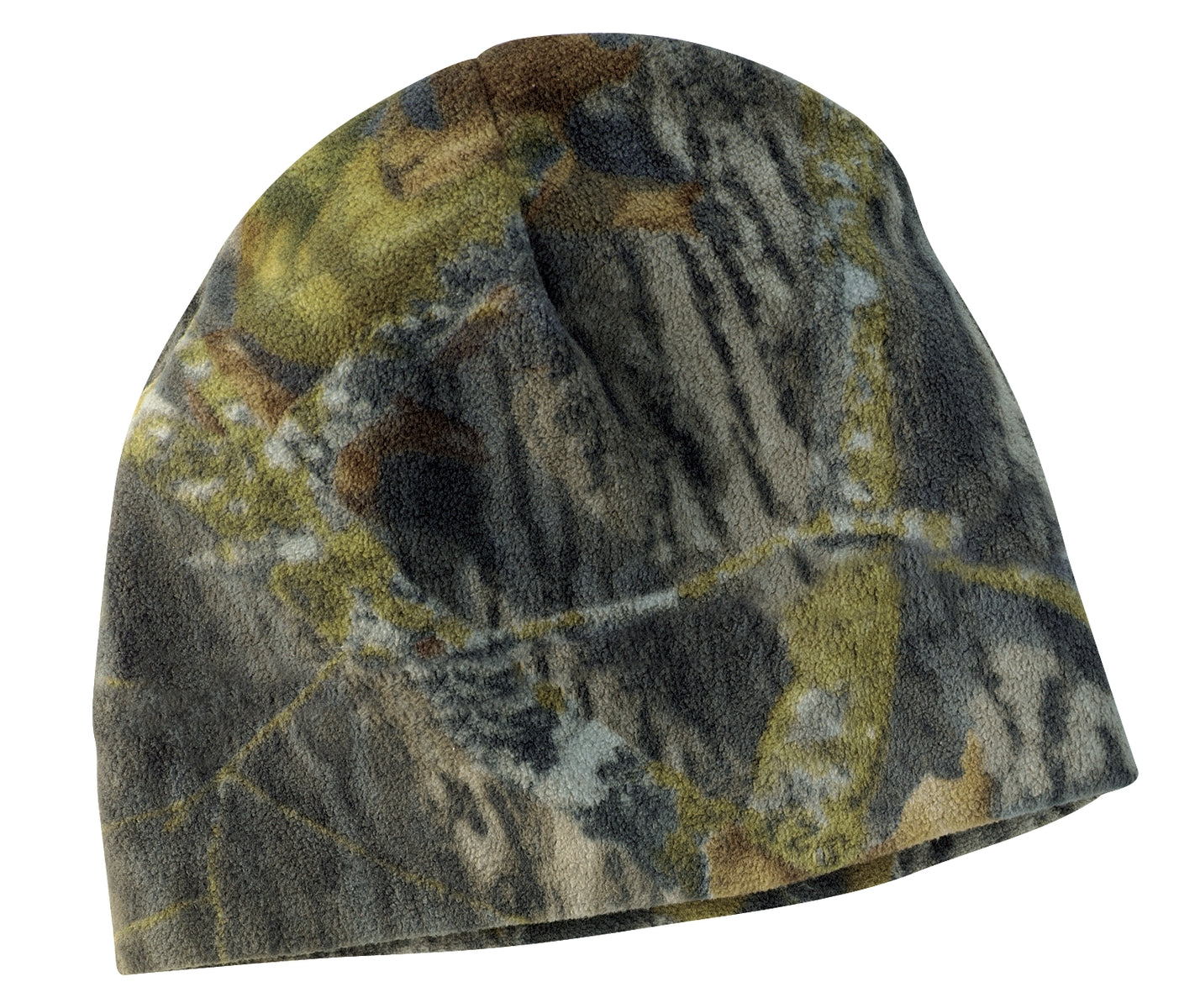 Port Authority Camouflage Fleece Beanie. C901 - Mossy Oak New Break-Up - front