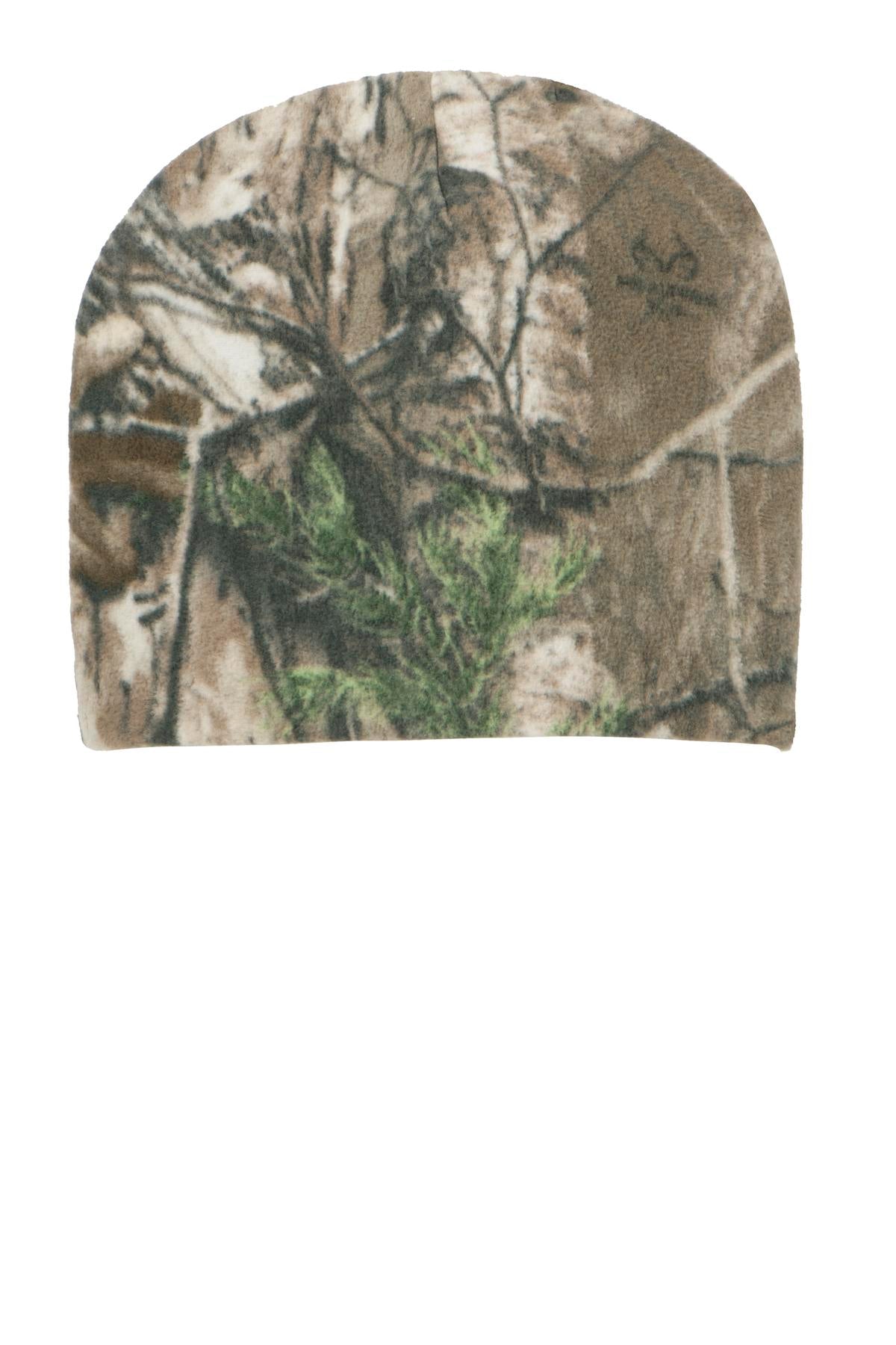 Port Authority Camouflage Fleece Beanie. C901 - Realtree Xtra - front