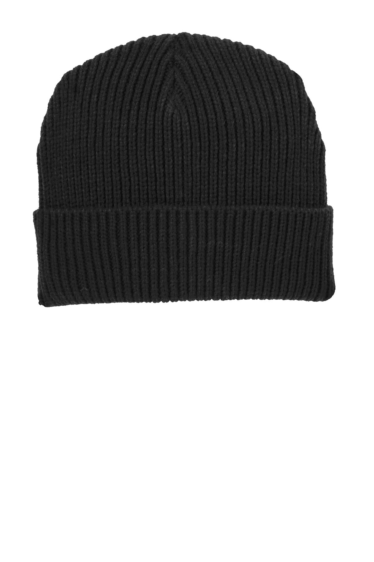 Port Authority Watch Cap. C908 - Black - front