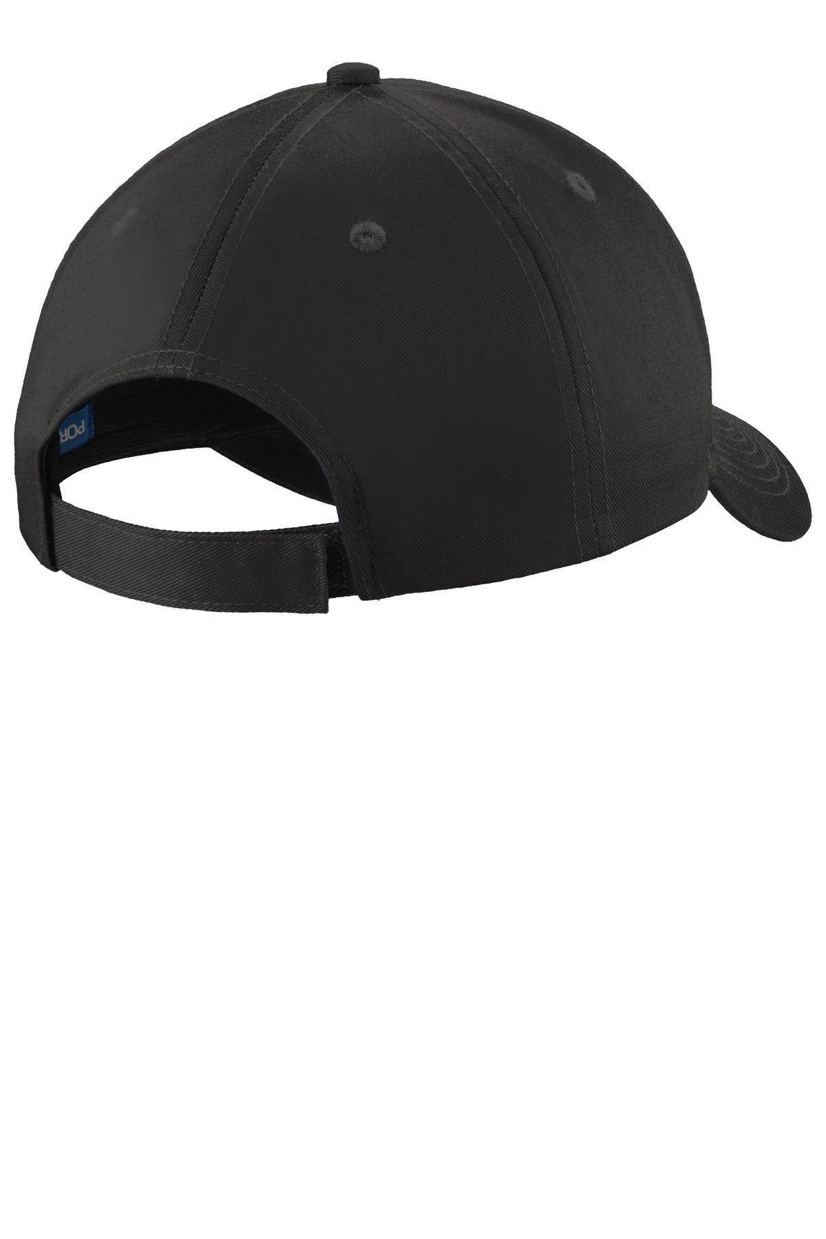 Port Authority Uniforming Twill Cap. C913 - Black - back