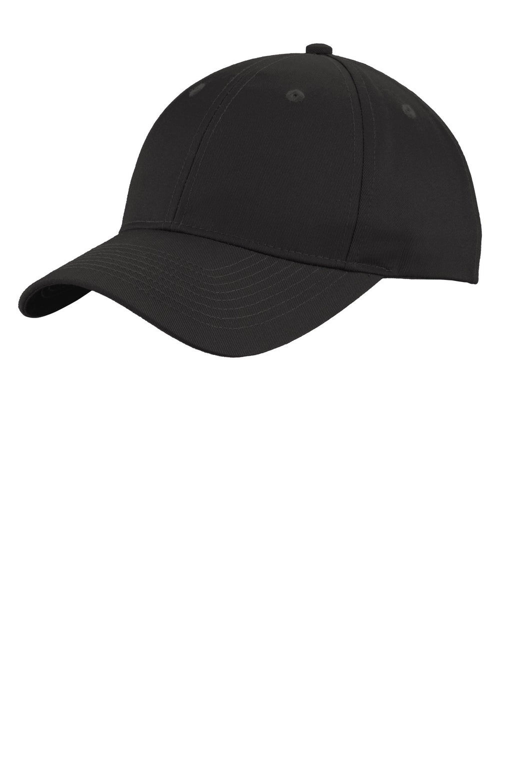 Port Authority Uniforming Twill Cap. C913 - Black - front