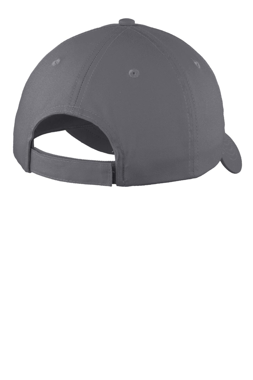 Port Authority Youth Six-Panel Unstructured Twill Cap. YC914 - Charcoal - back