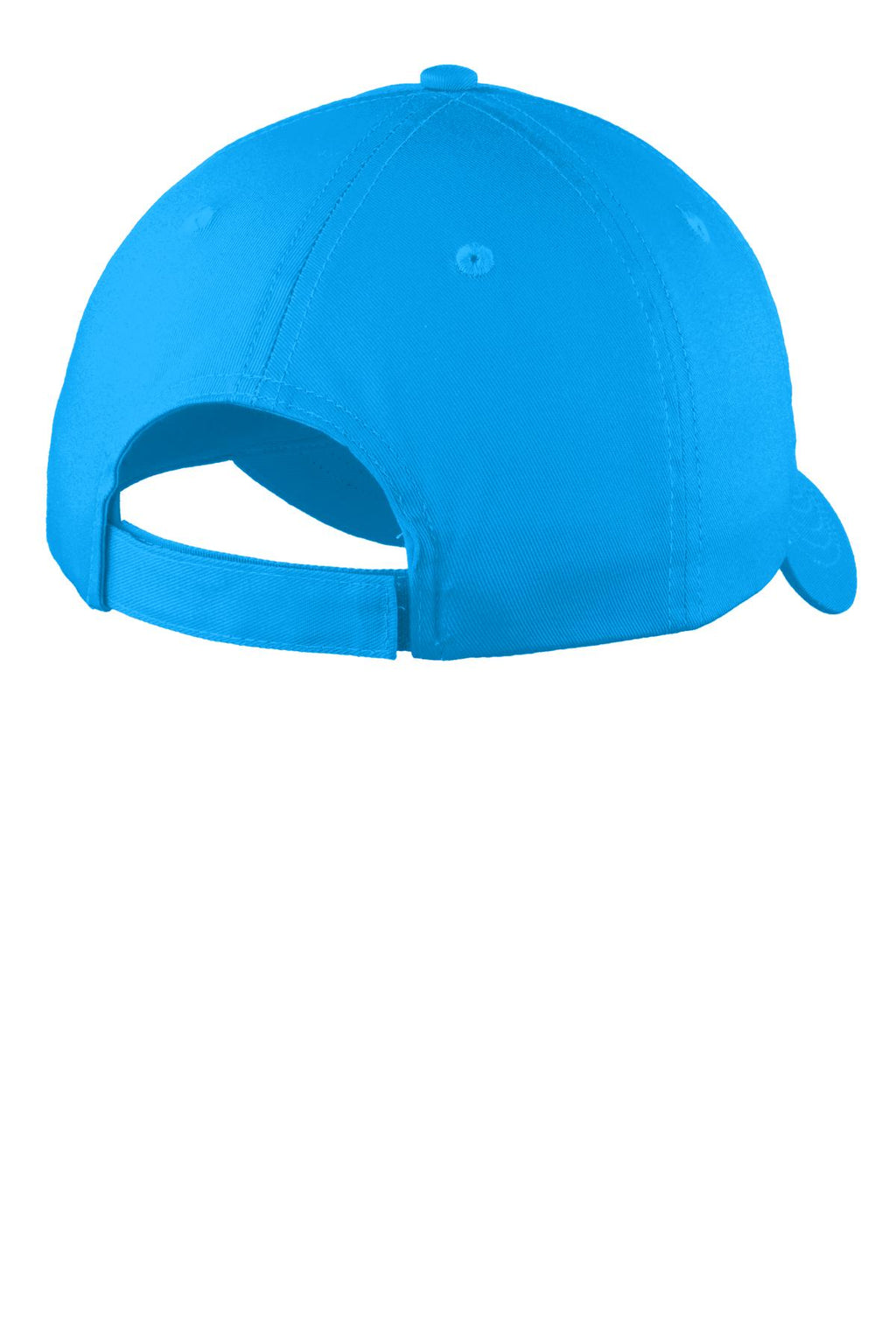 Port Authority Youth Six-Panel Unstructured Twill Cap. YC914 - Sapphire - back