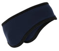 Port Authority Two-Color Fleece Headband. C916 - Navy - front