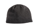 DISCONTINUED Port Authority Heathered Knit Beanie. C917 - Black Heather/ Charcoal - front