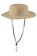 Port Authority Outdoor Wide-Brim Hat. C920 - Coffee Cream - front