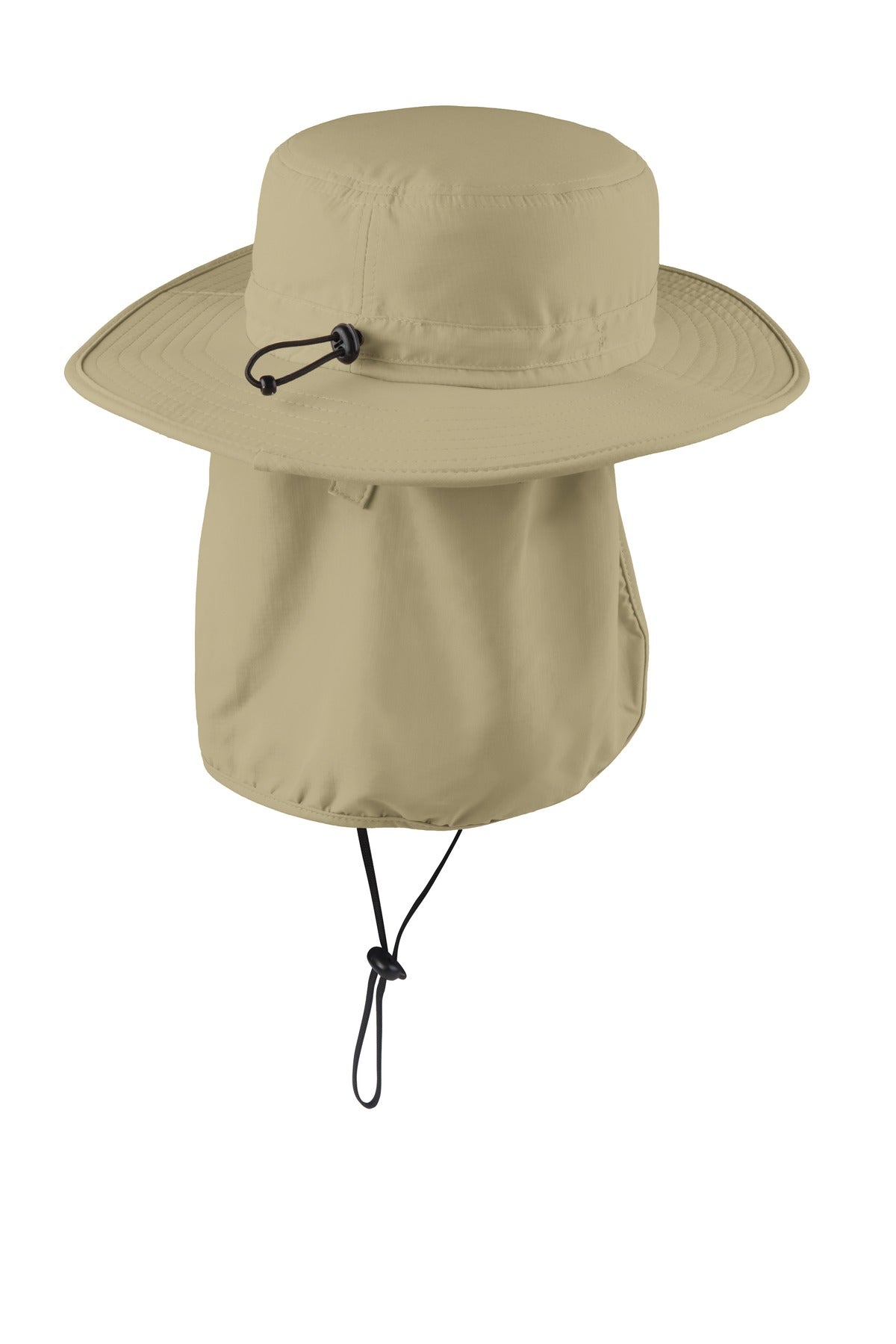 Port Authority Outdoor Wide-Brim Hat. C920 - Stone - back