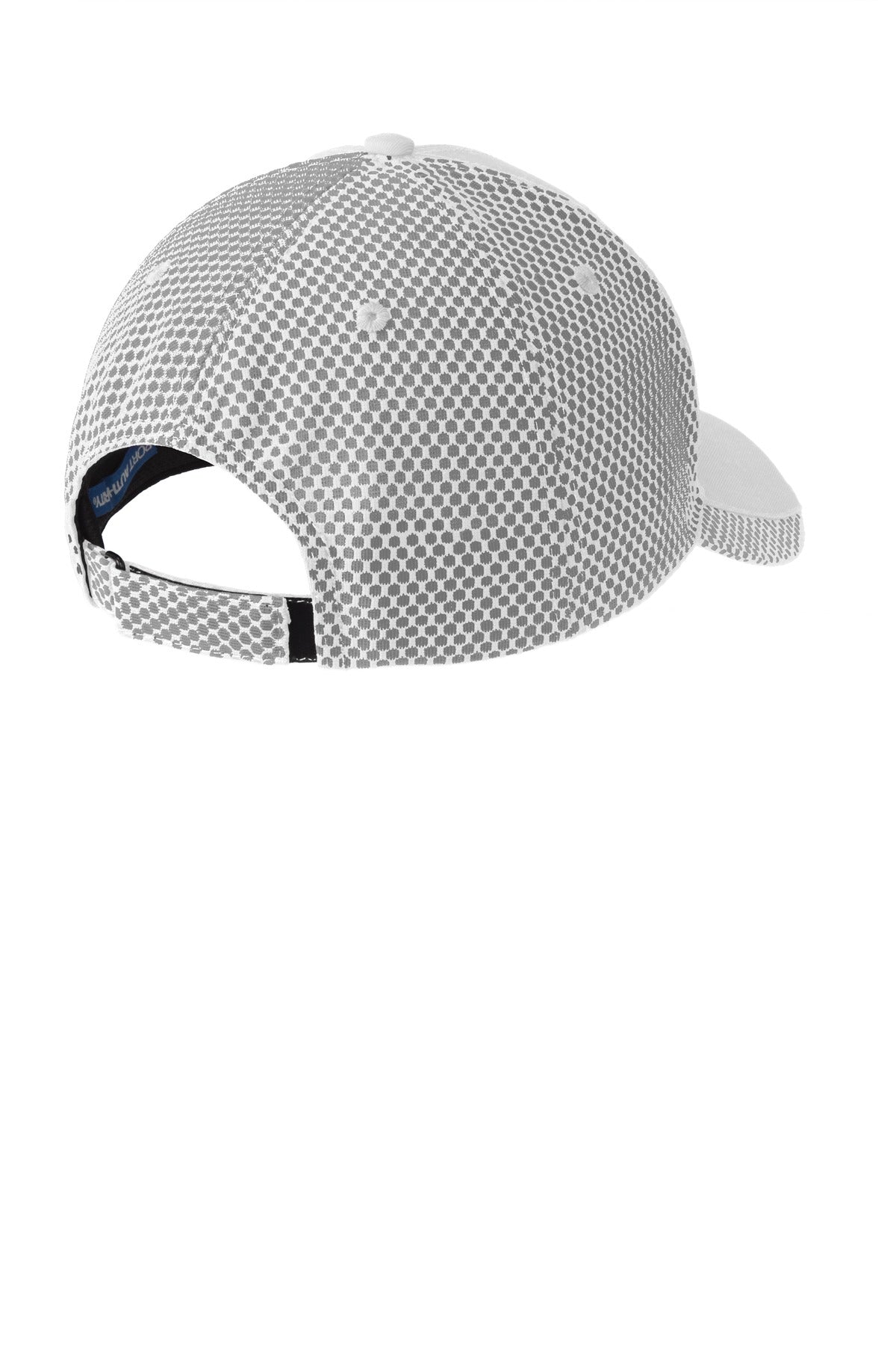 DISCONTINUED Port Authority Two-Color Mesh Back Cap. C923 - White/ Black - back