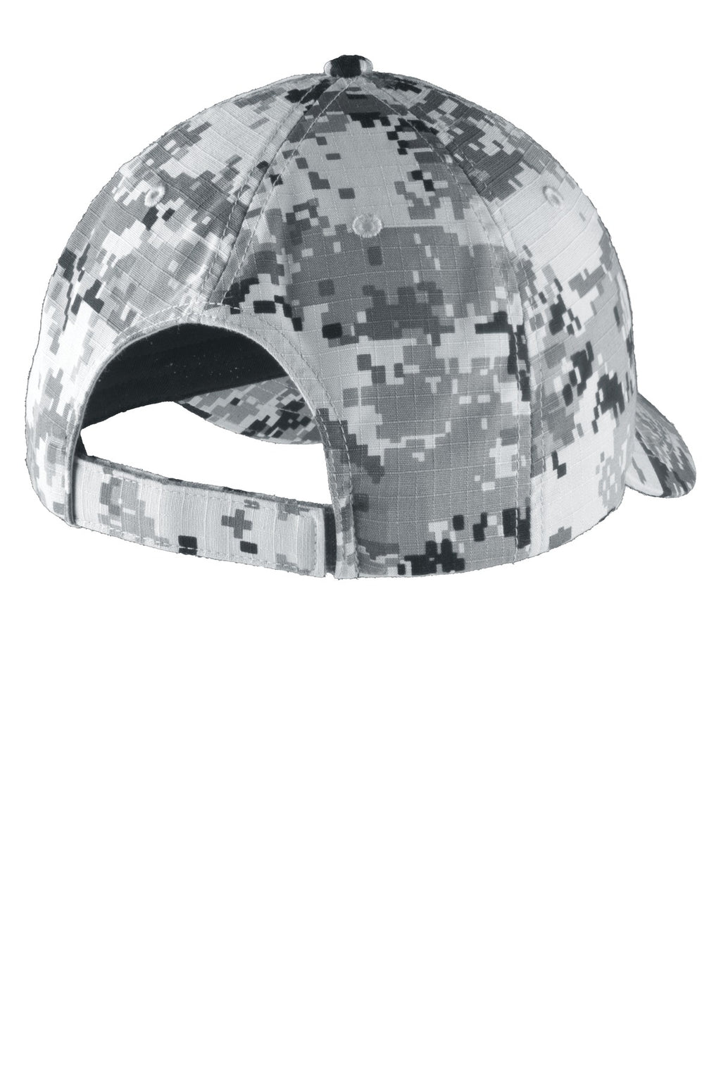 Port Authority Digital Ripstop Camouflage Cap. C925 - Grey Camo - back