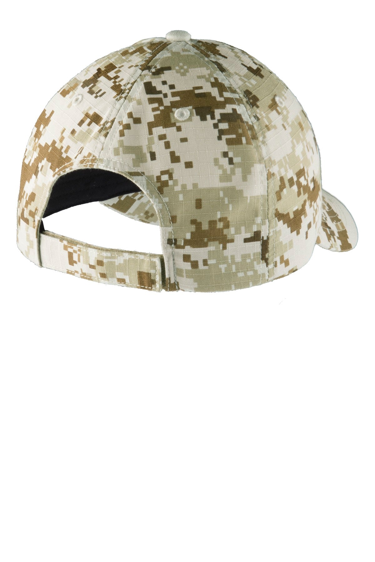 Port Authority Digital Ripstop Camouflage Cap. C925 - Sand Camo - back