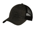 Port Authority Pigment Print Mesh Back Cap. C927 - Black - front
