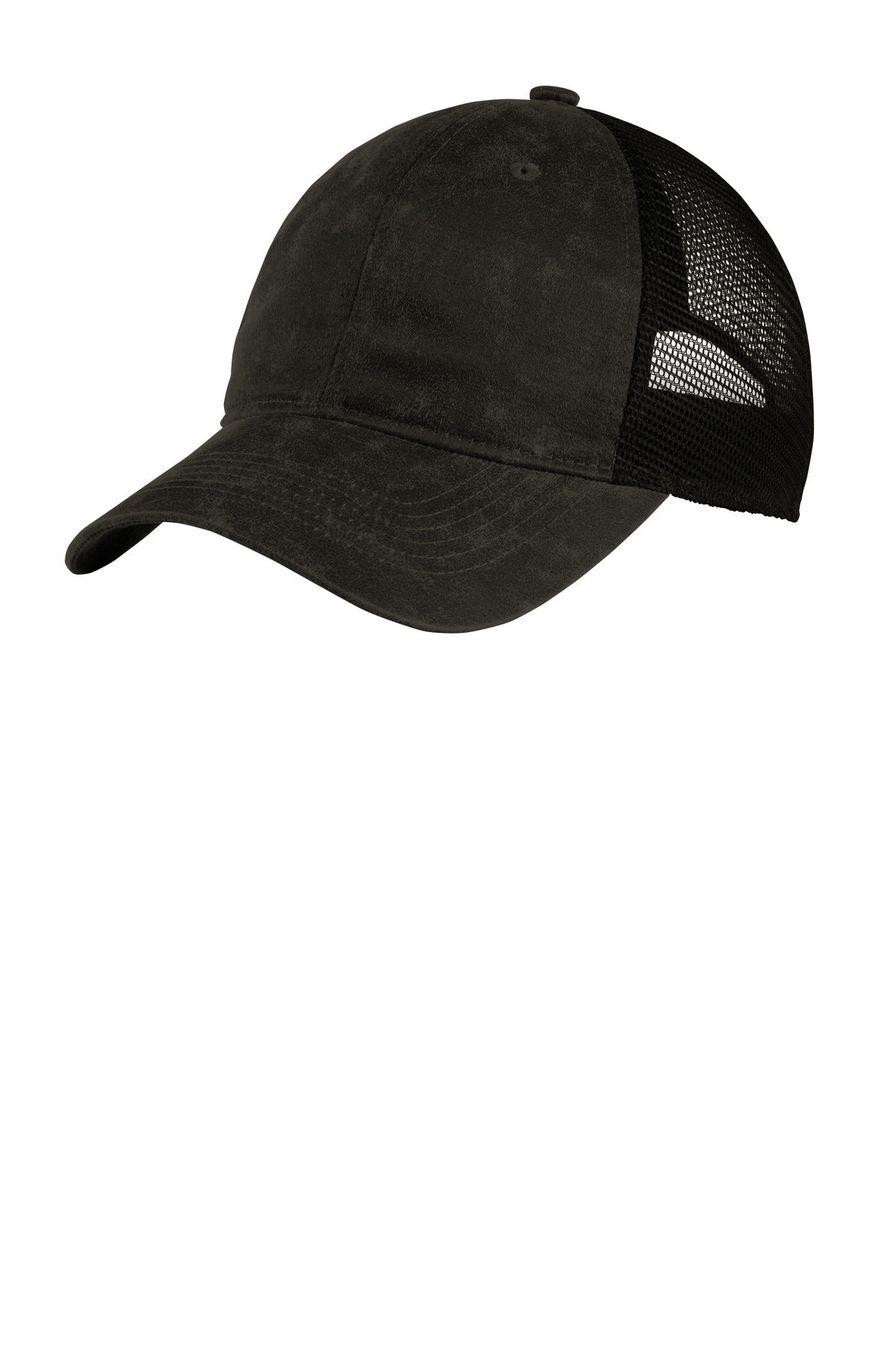 Port Authority Pigment Print Mesh Back Cap. C927 - Black - front