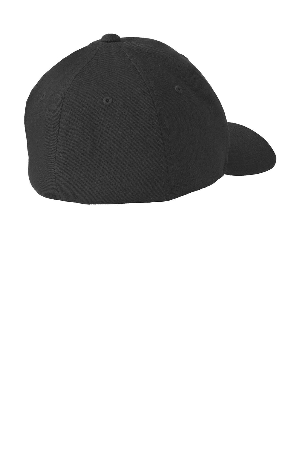 Port Authority Flexfit Wool Blend Cap. C928 - Black - back