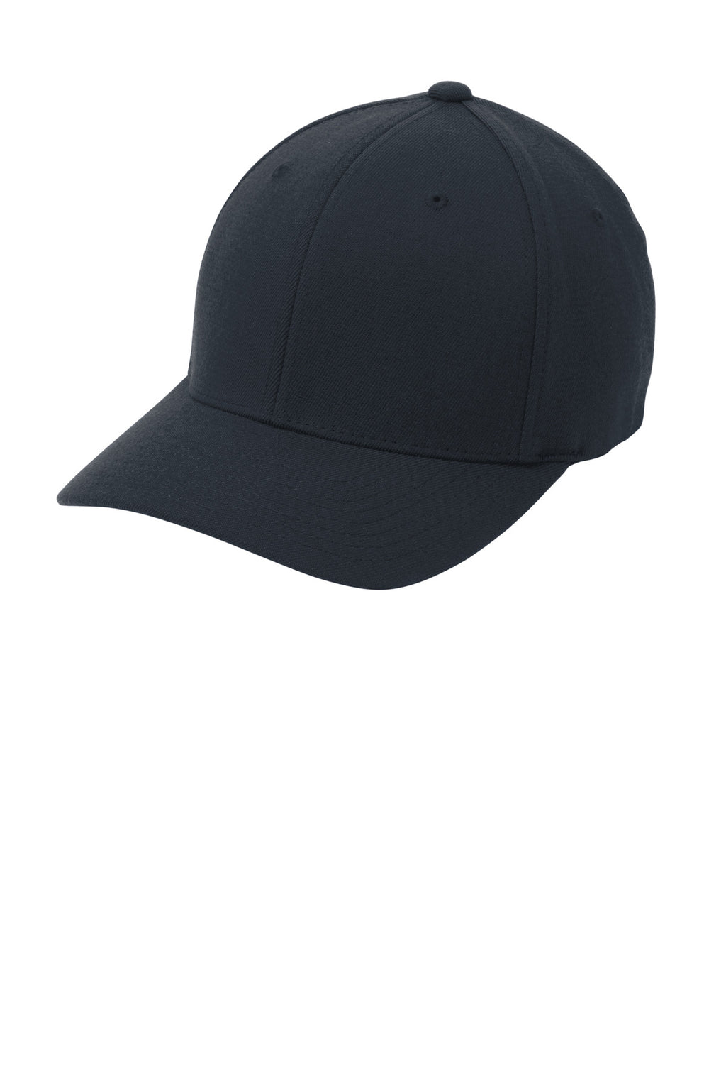 Port Authority Flexfit Wool Blend Cap. C928 - Dark Navy - front