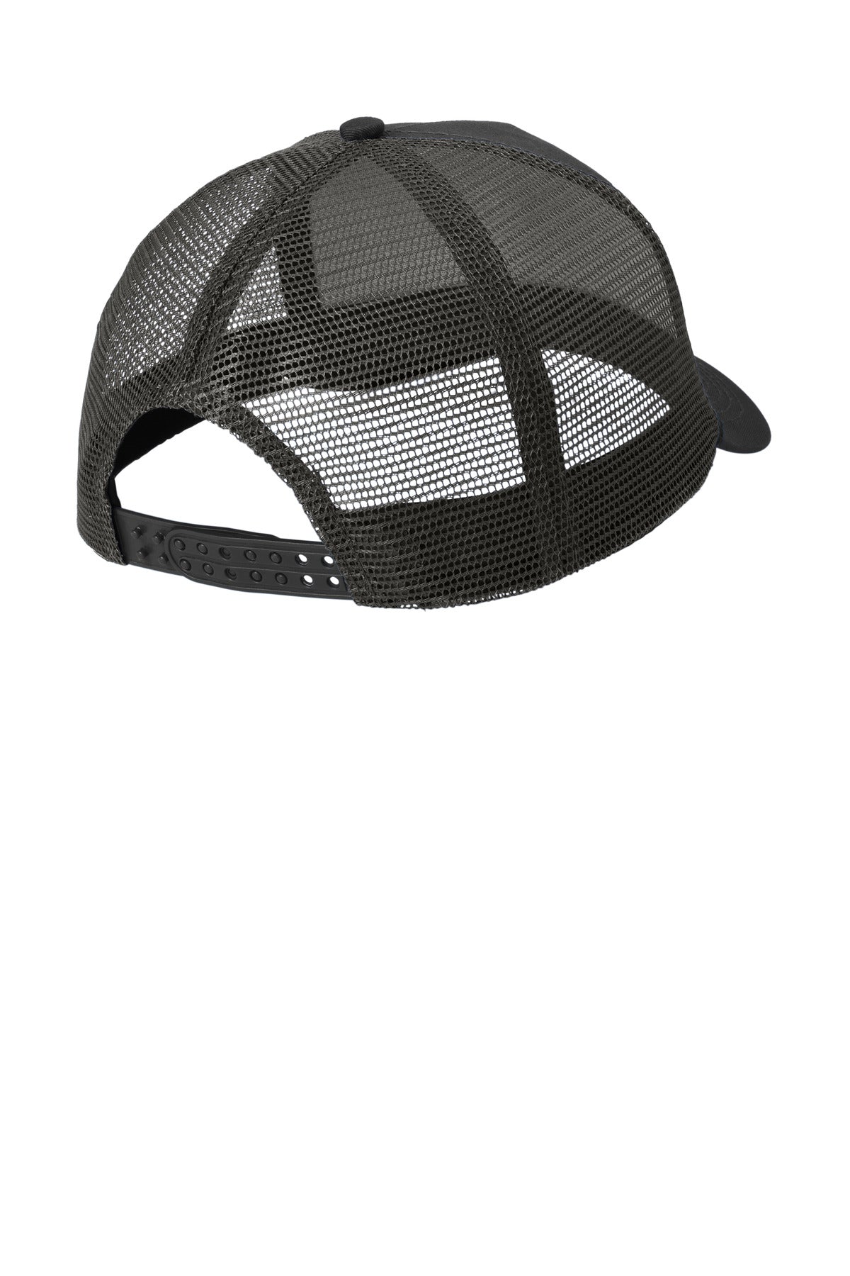 Port Authority 5-Panel Snapback Cap. C932 - Black - back