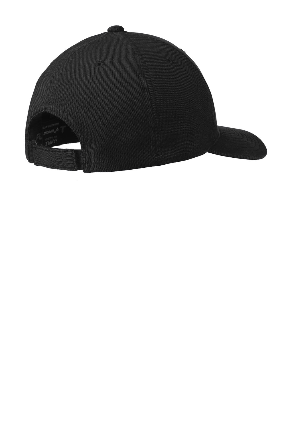 Port Authority Flexfit 110 & Dry Mini Pique Cap. C934 - Black - back