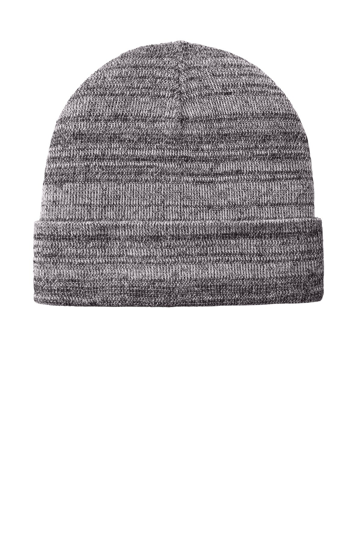 Port Authority Knit Cuff Beanie C939 - Grey Heather - front