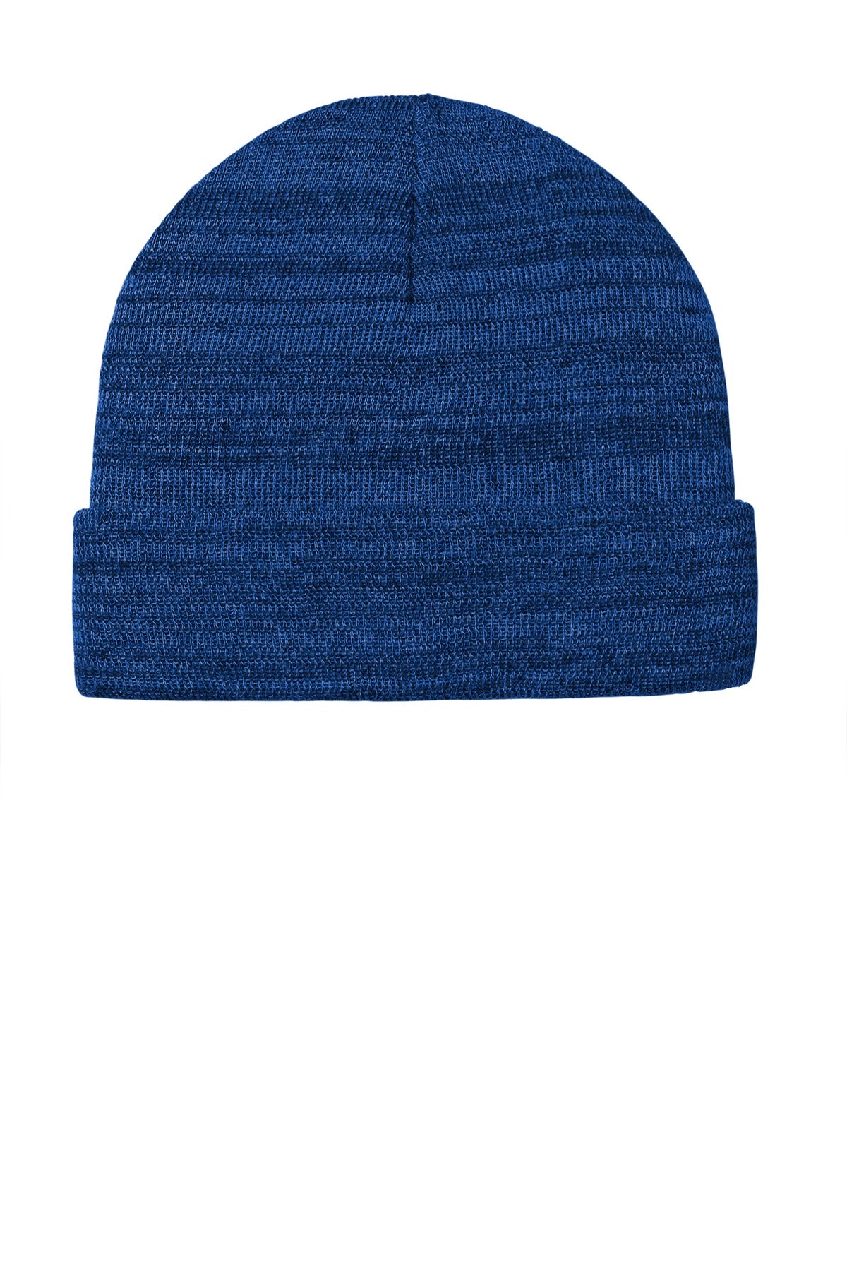 Port Authority Knit Cuff Beanie C939 - True Royal Heather - front