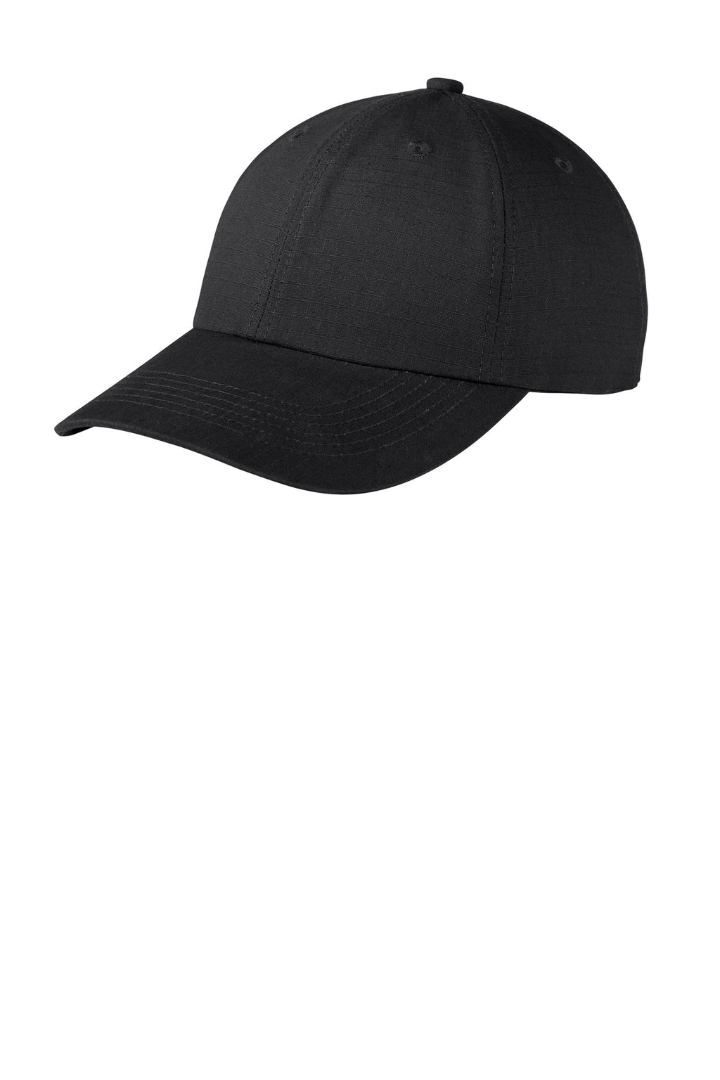 Port Authority Ripstop Cap C940 - Black - front
