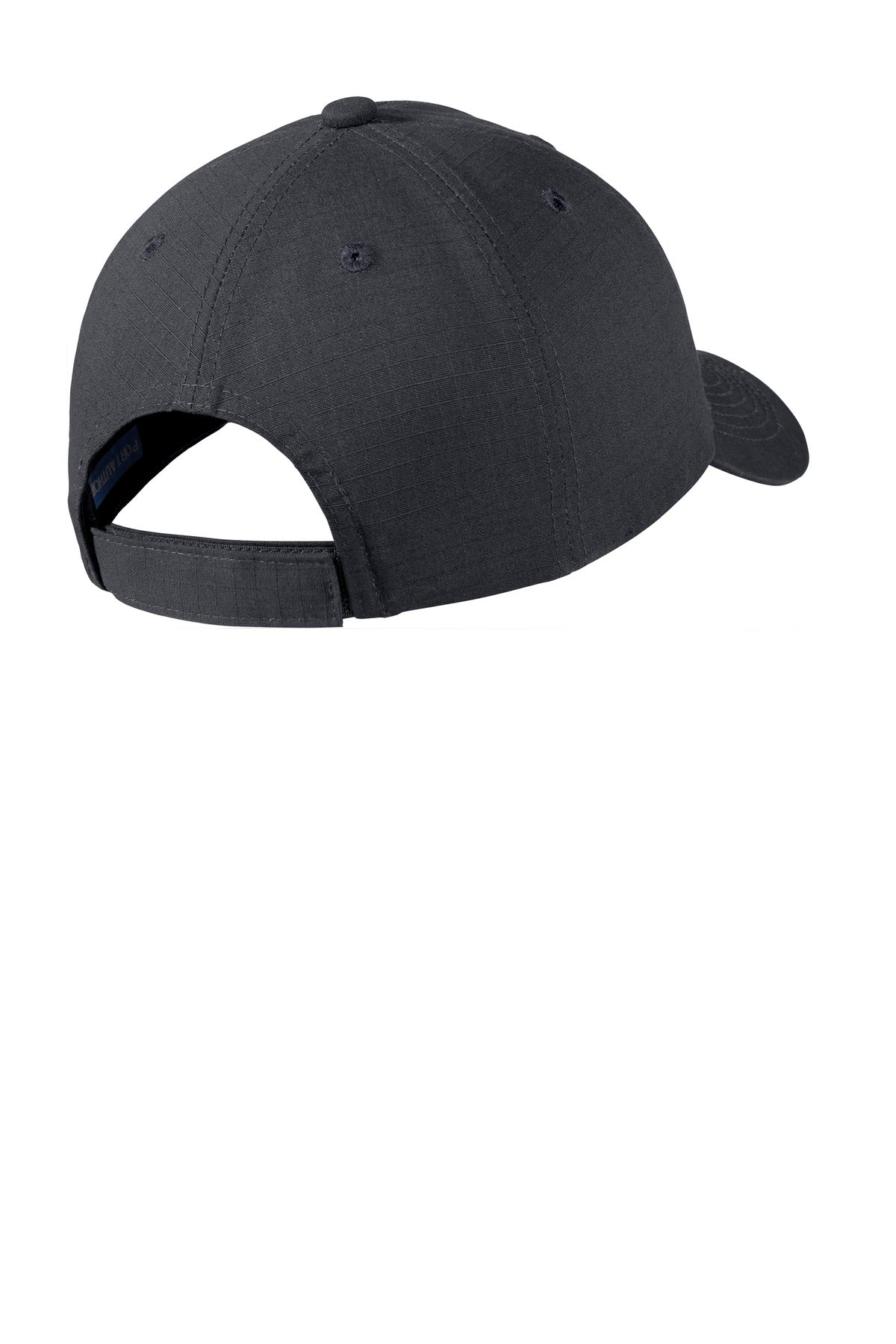 Port Authority Ripstop Cap C940 - Grey Steel - back