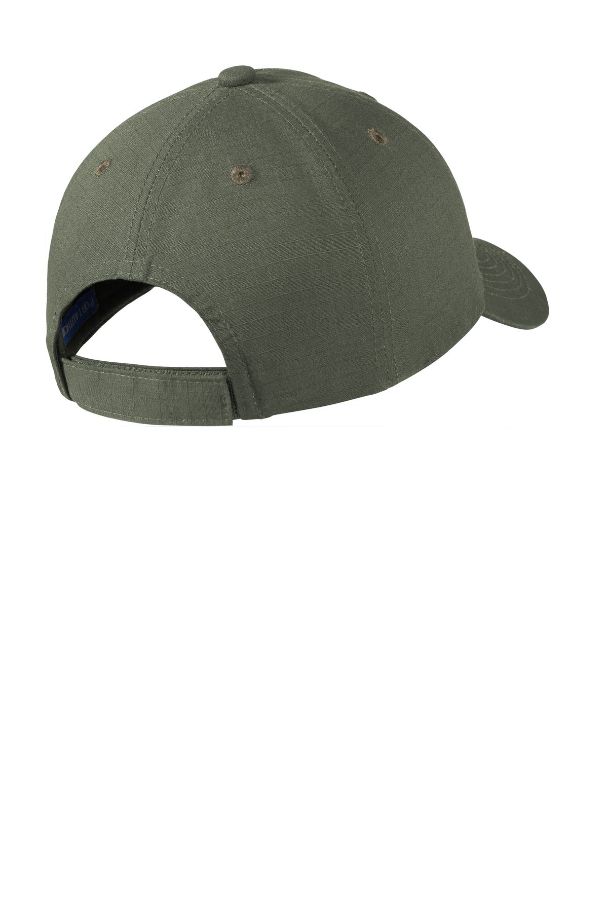 Port Authority Ripstop Cap C940 - Olive Drab Green - back