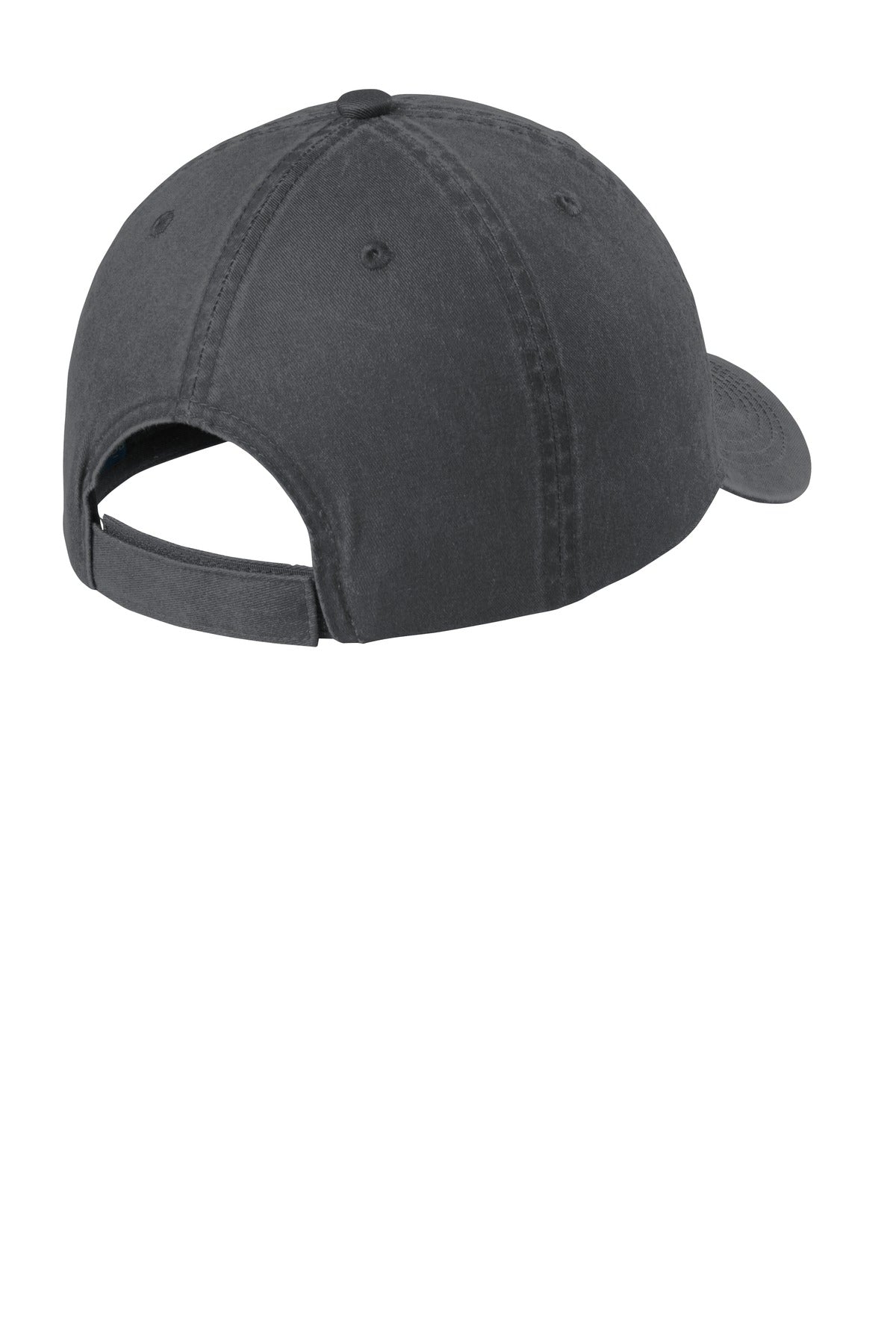 Port Authority Beach Wash Cap. C942 - Coal - back