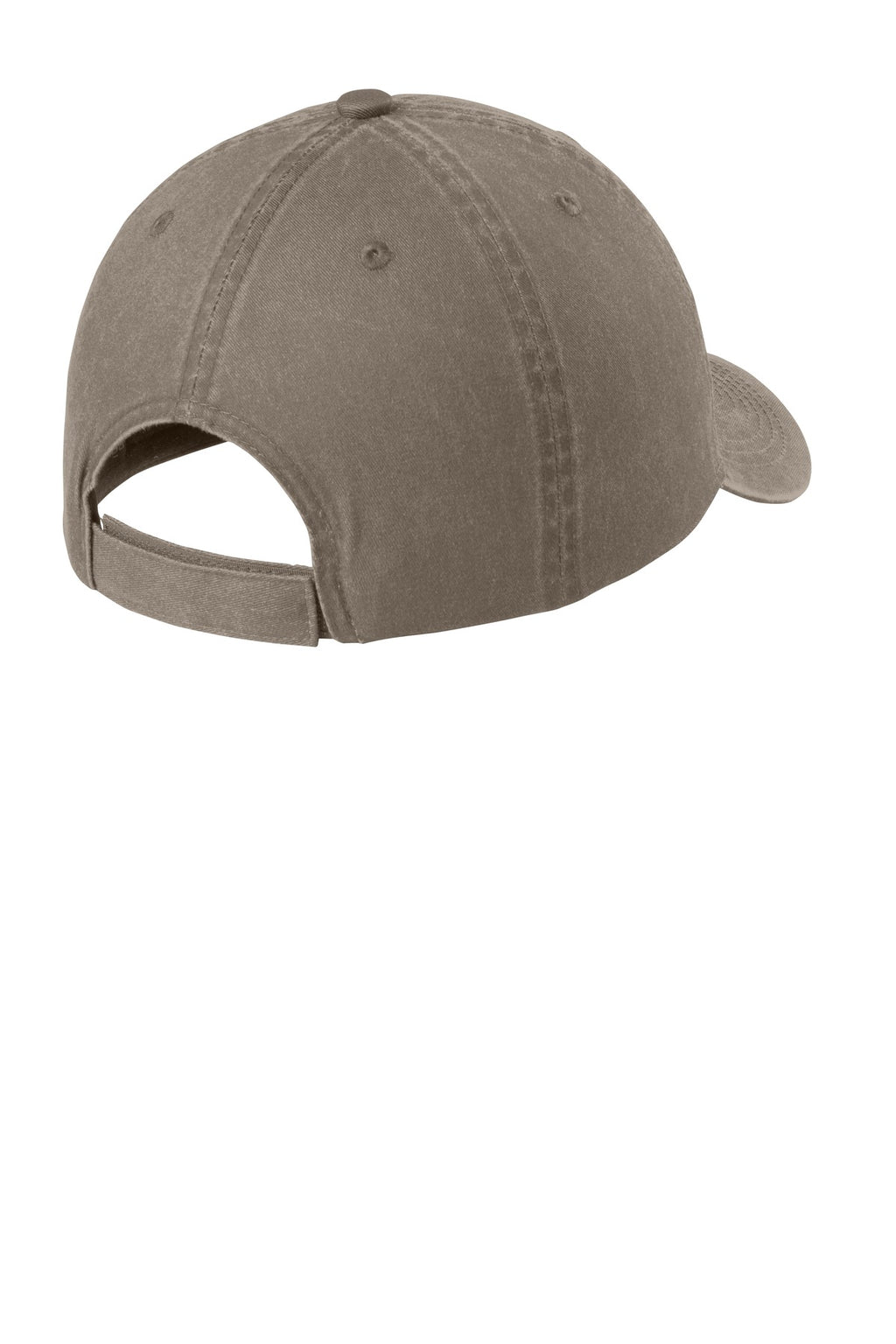 Port Authority Beach Wash Cap. C942 - Taupe - back