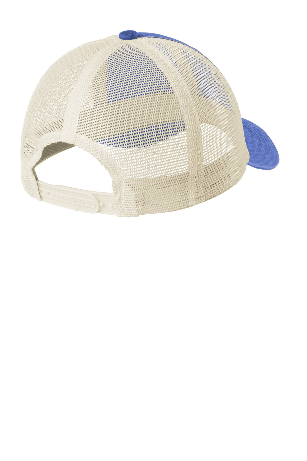 Port Authority Beach Wash Mesh Back Cap. C943 - Blue Moon/ Stone - back