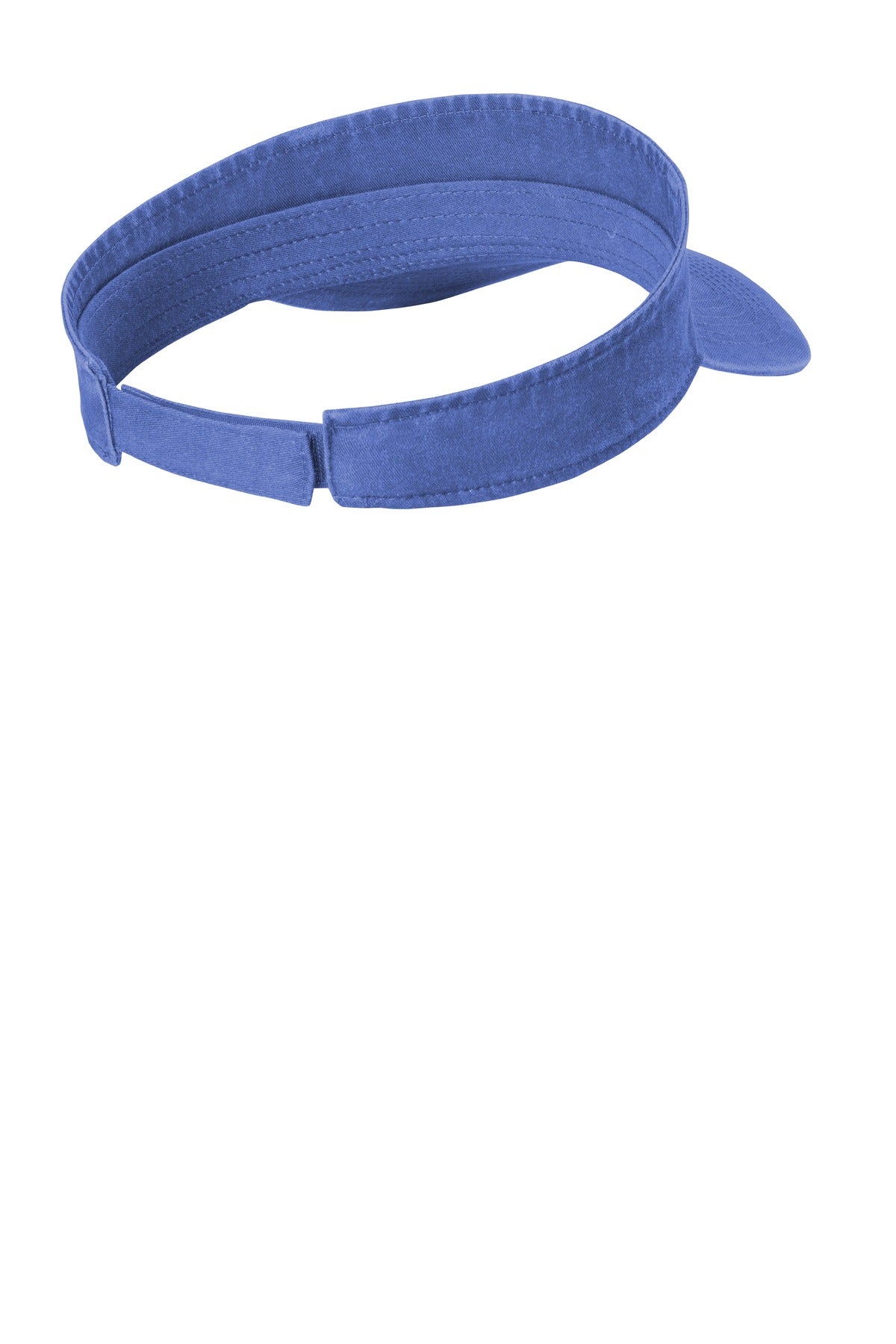 Port Authority Beach Wash Visor. C944 - Blue Moon - back