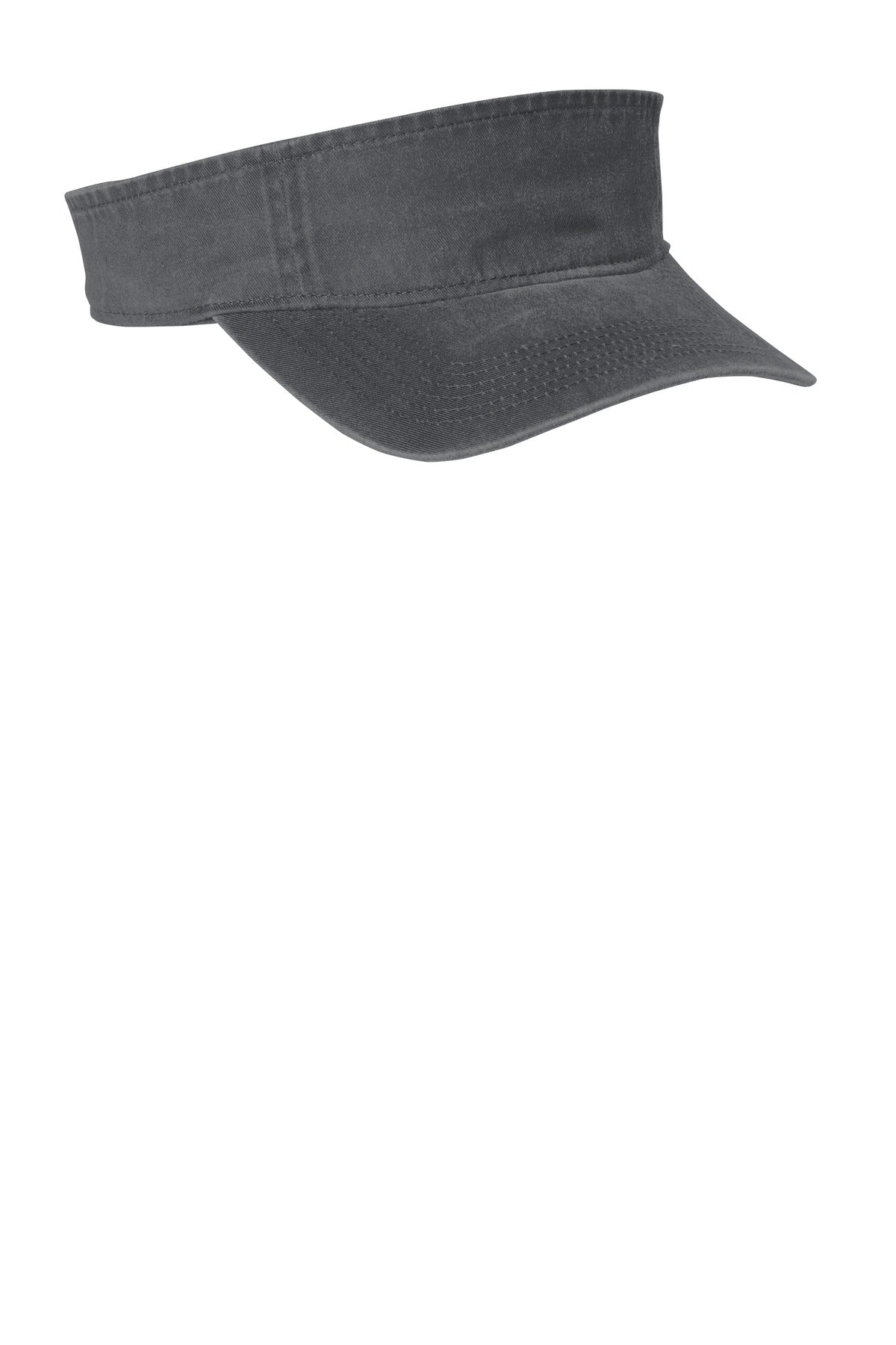 Port Authority Beach Wash Visor. C944 - Coal - front