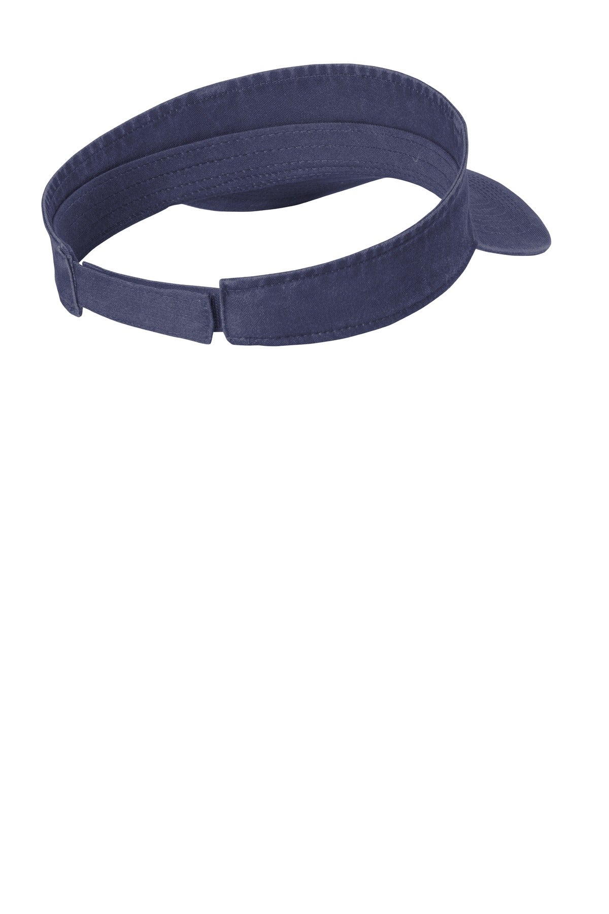 Port Authority Beach Wash Visor. C944 - Denim Blue - back
