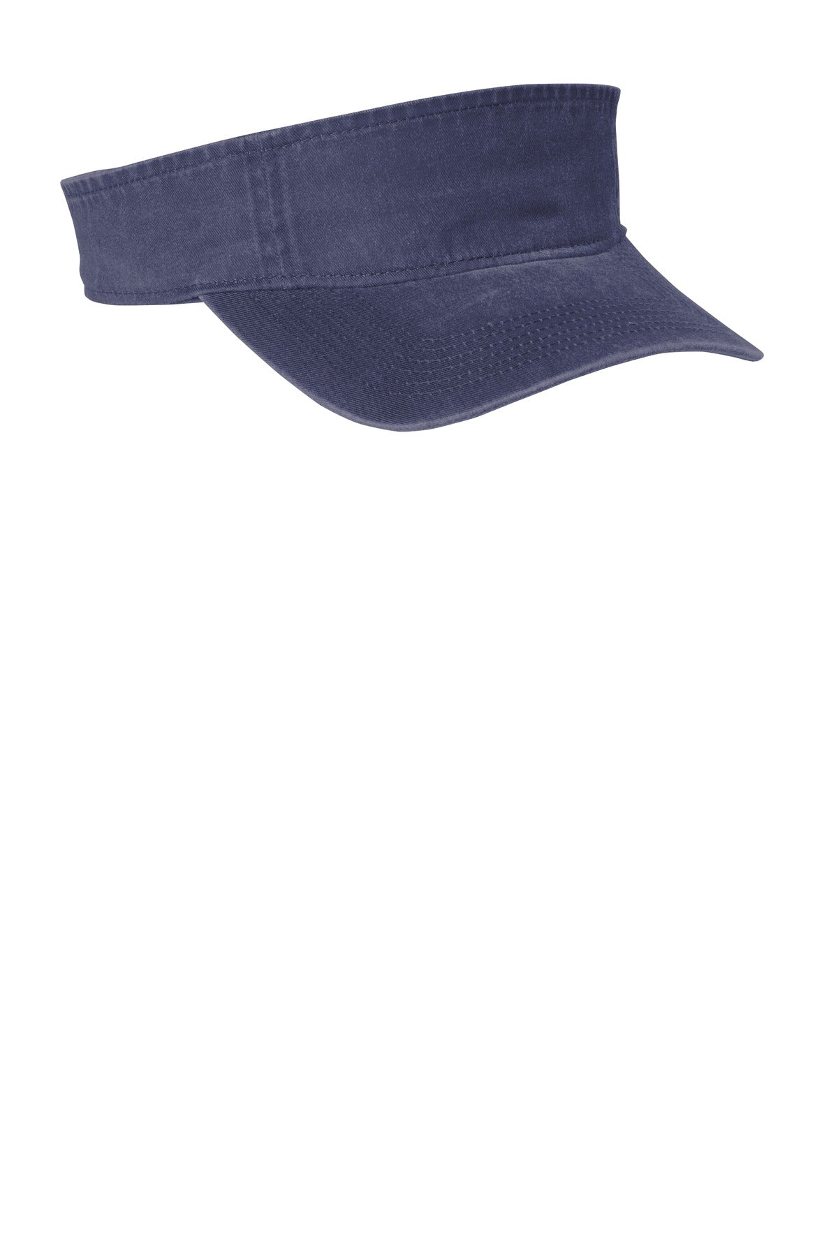 Port Authority Beach Wash Visor. C944 - Denim Blue - front