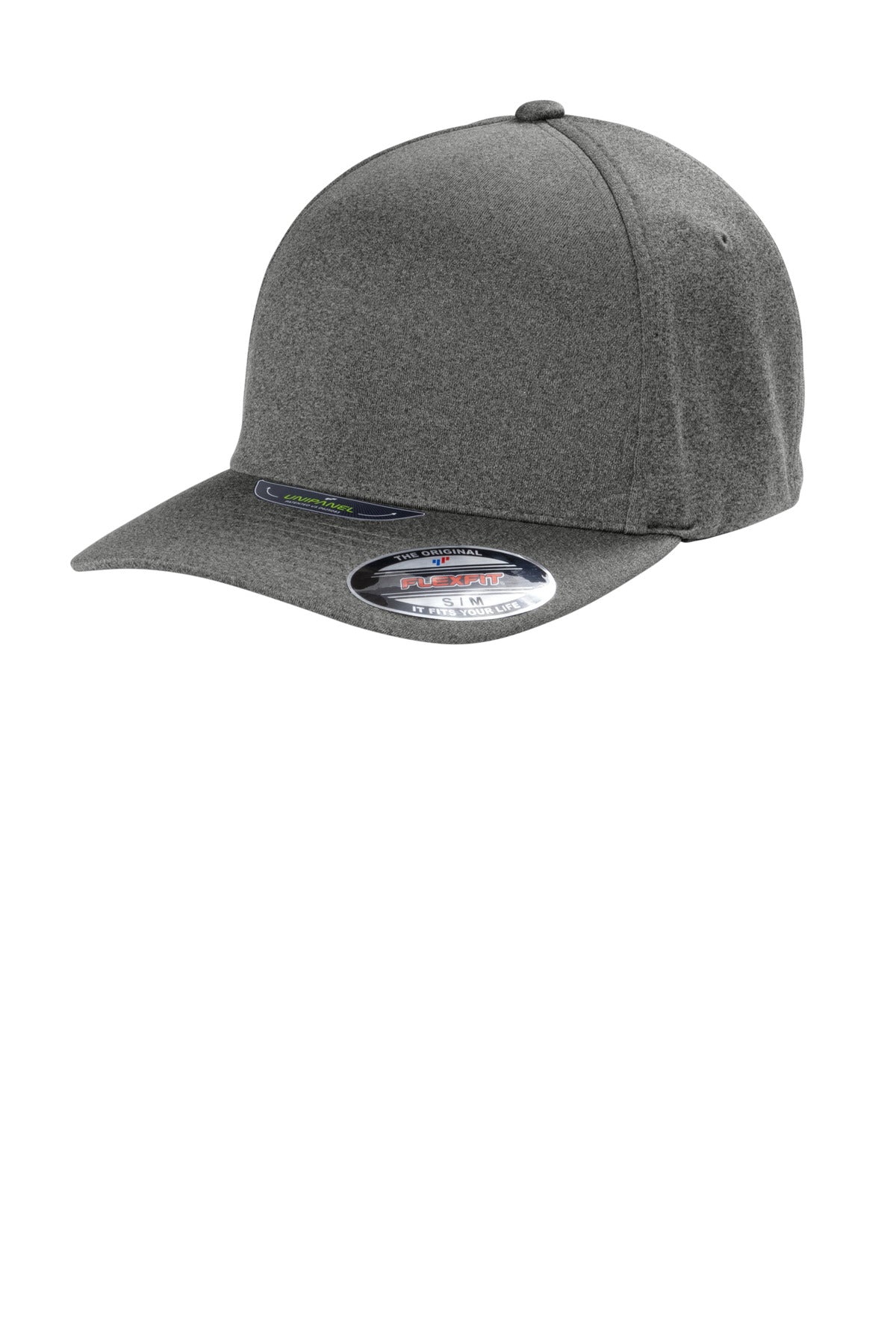 Port Authority Flexfit Melange Unipanel Cap C946 - Dark Grey - front