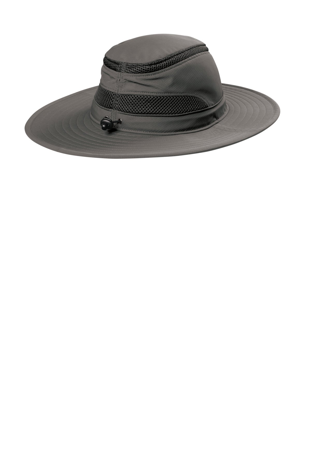 Port Authority Outdoor Ventilated Wide Brim Hat C947 - Sterling Grey - back