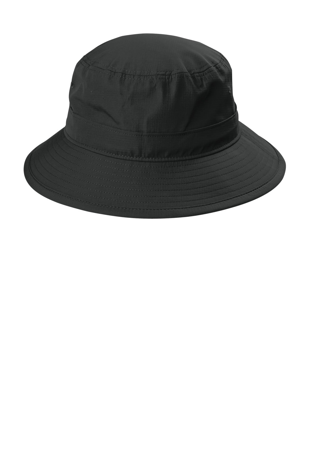 Port Authority Outdoor UV Bucket Hat C948 - Black - front