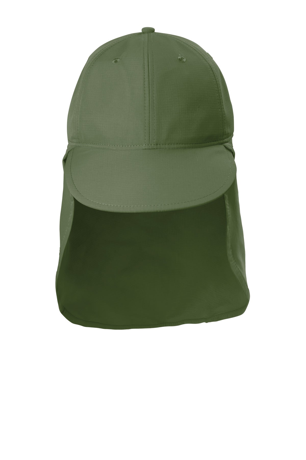 Port Authority Outdoor UV Sun Shade Cap C949 - Olive Leaf - front