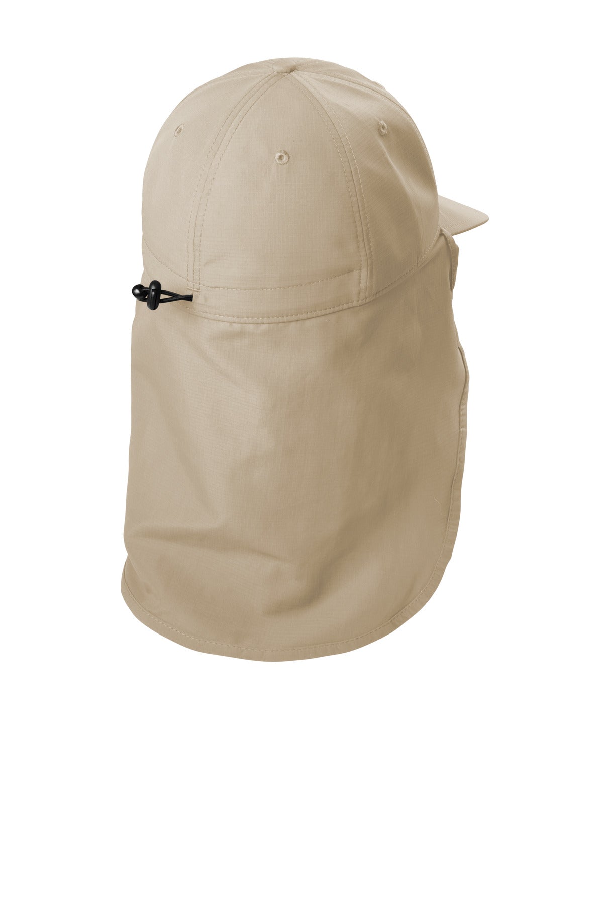 Port Authority Outdoor UV Sun Shade Cap C949 - Stone - back
