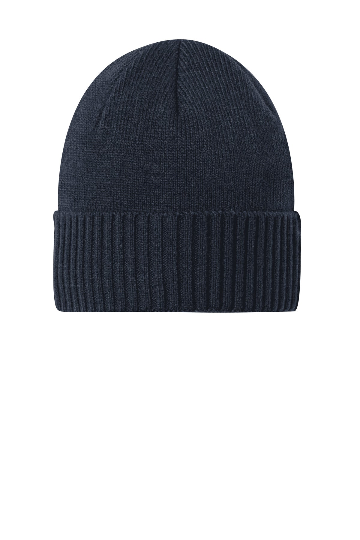 Port Authority Rib Knit Cuff Beanie C951 - River Blue Navy - front