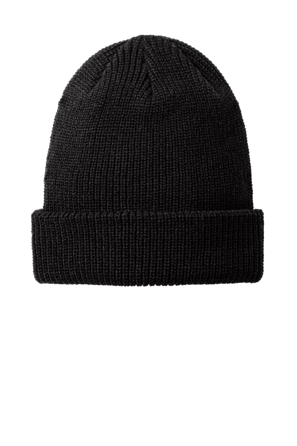 Port Authority Chunky Knit Beanie C958 - Deep Black - front