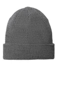 Port Authority Chunky Knit Beanie C958 - Grey Smoke Heather - front