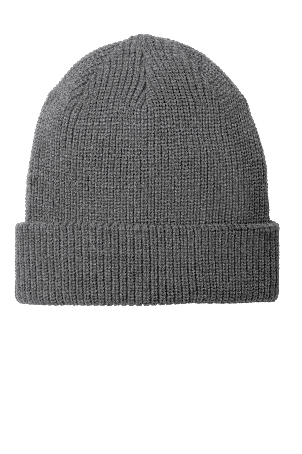Port Authority Chunky Knit Beanie C958 - Grey Smoke Heather - front