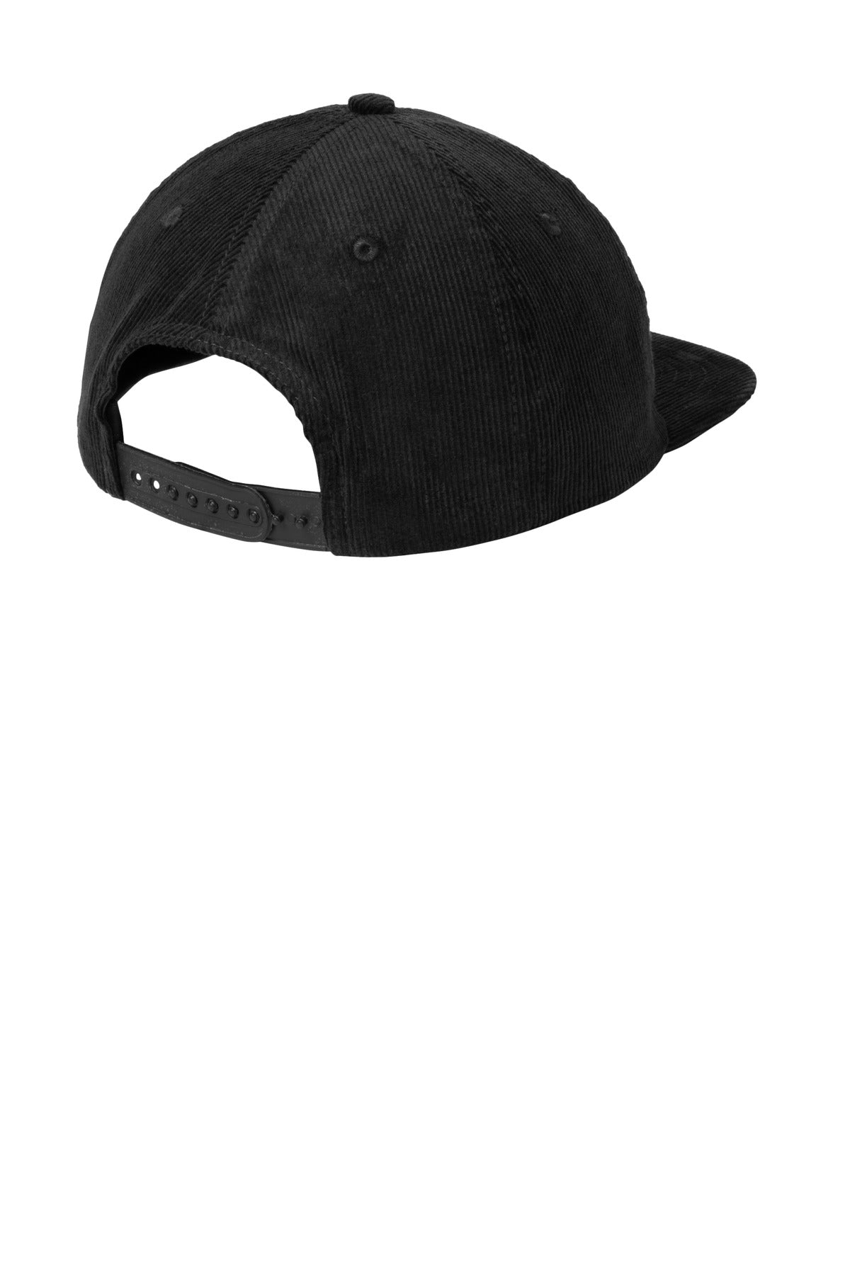 DISCONTINUED Port Authority Corduroy Cap C972 - Deep Black - back