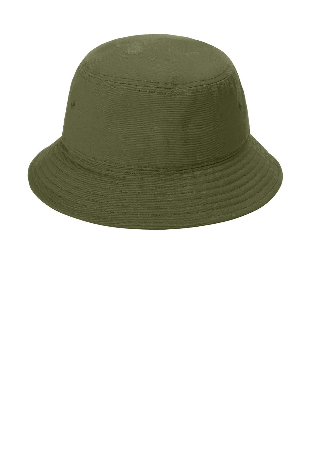 Port Authority Twill Classic Bucket Hat C975 - Olive Drab Green - back