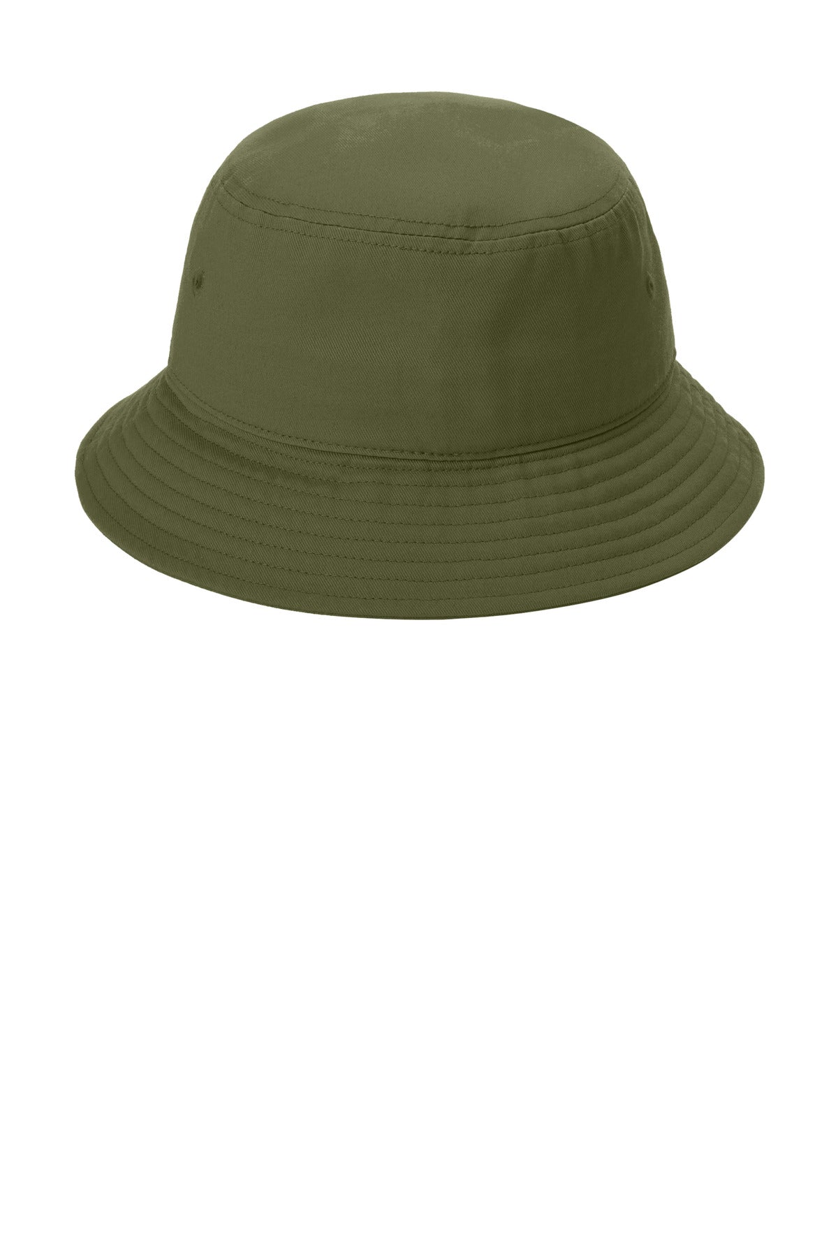 Port Authority Twill Classic Bucket Hat C975 - Olive Drab Green - back