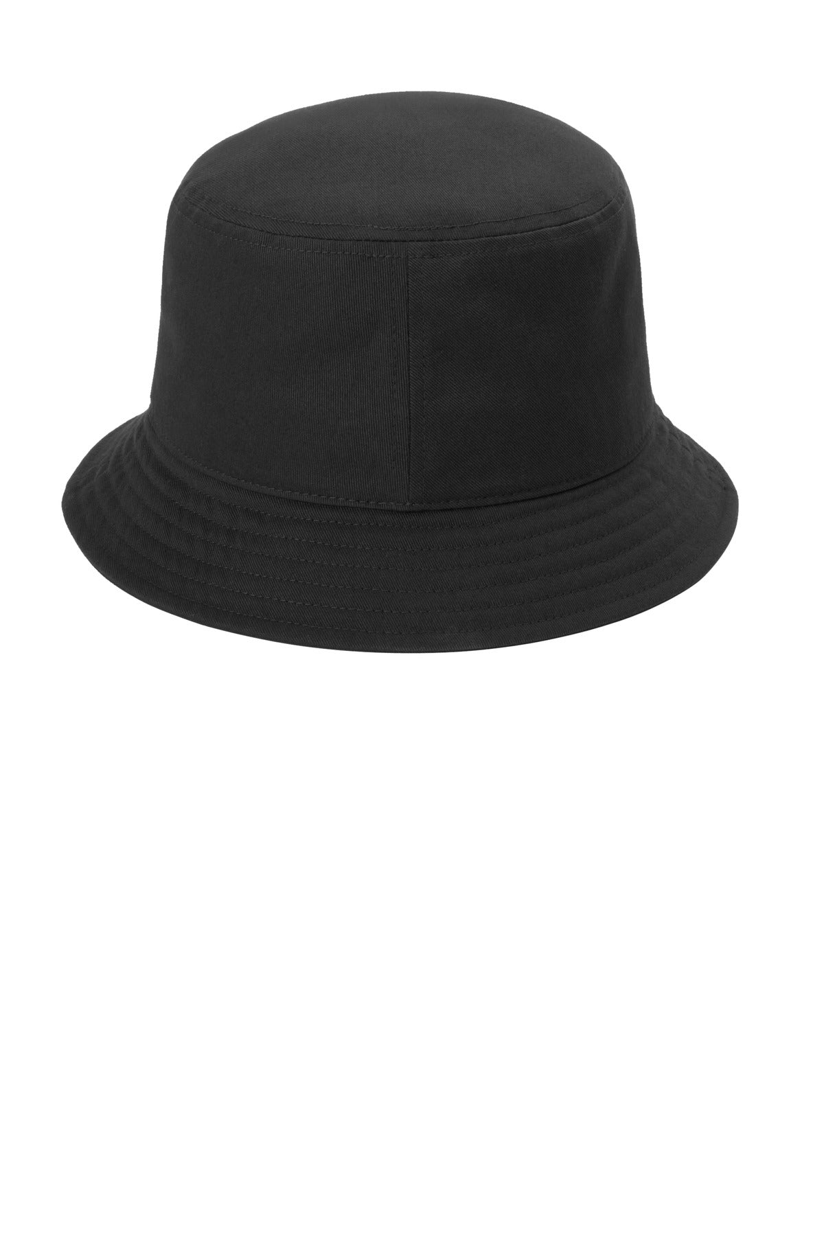 Port Authority Twill Short Brim Bucket Hat C976 - Black - back