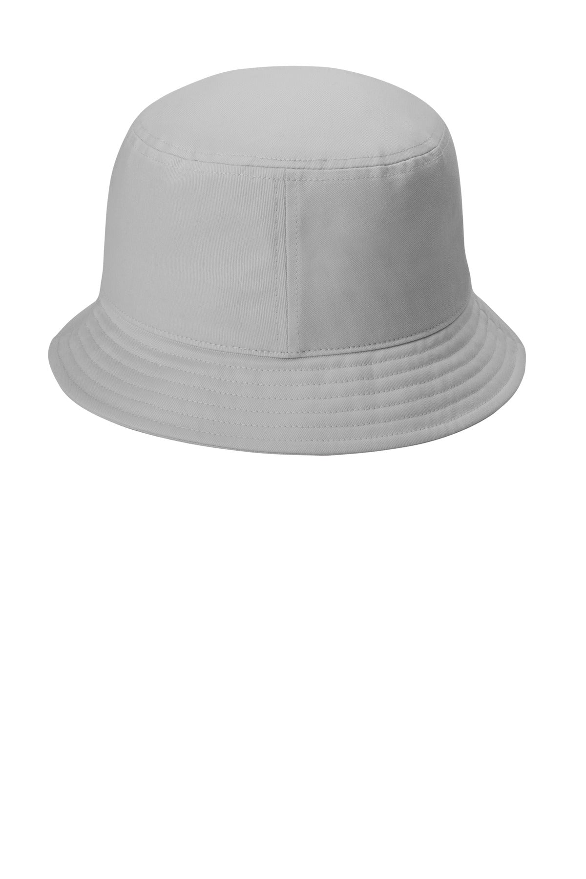 Port Authority Twill Short Brim Bucket Hat C976 - Gusty Grey - back