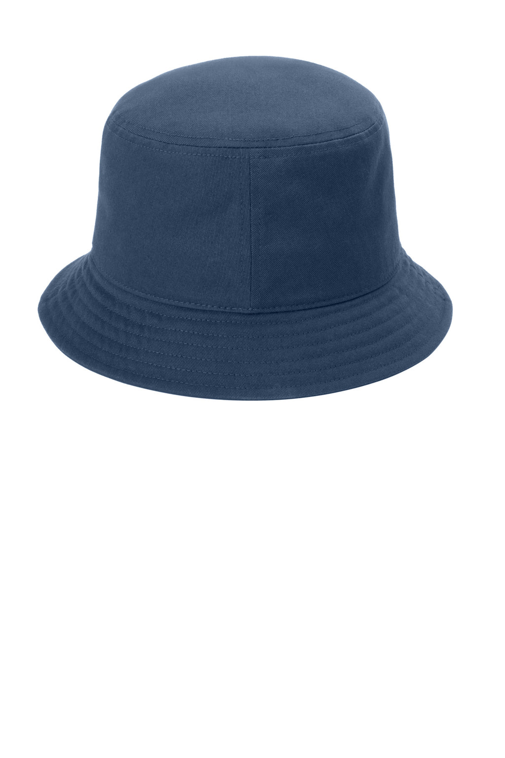 Port Authority Twill Short Brim Bucket Hat C976 - River Blue Navy - back
