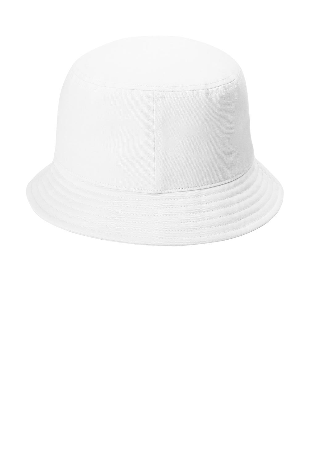 Port Authority Twill Short Brim Bucket Hat C976 - White - back